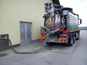 Postaja za sprejem grezničnih gošč in blata iz MKČN na CČN Slovenske Konjice